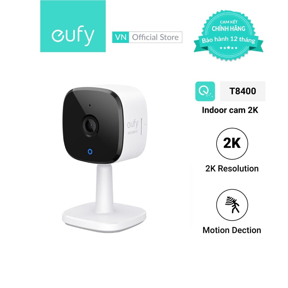 [Mã ELMALL150 giảm 8% đơn 500K] Camera EUFY Indoor 2k - T8400