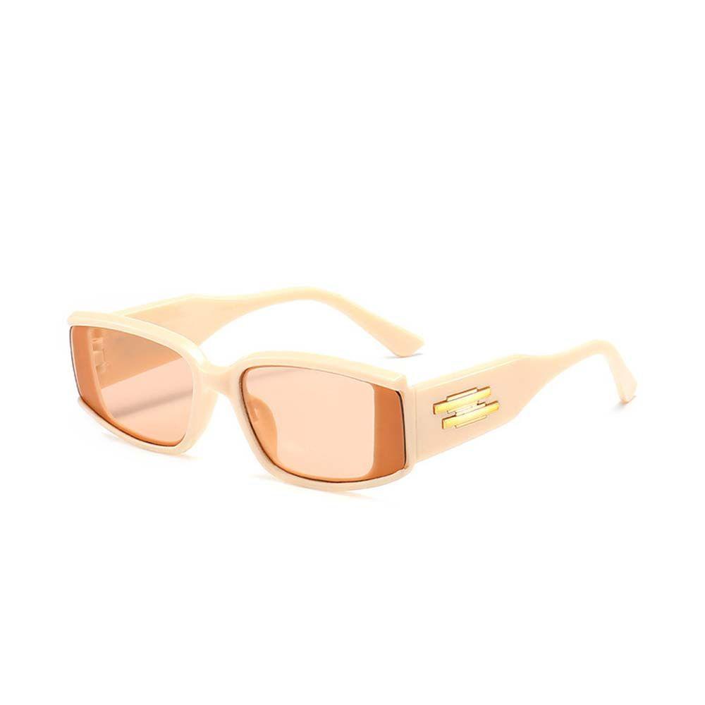 Kính Mát Hình Chữ Nhật Trong Suốt Chống Tia UV400 Chống Phản Quang Phong Cách Âu Mỹ