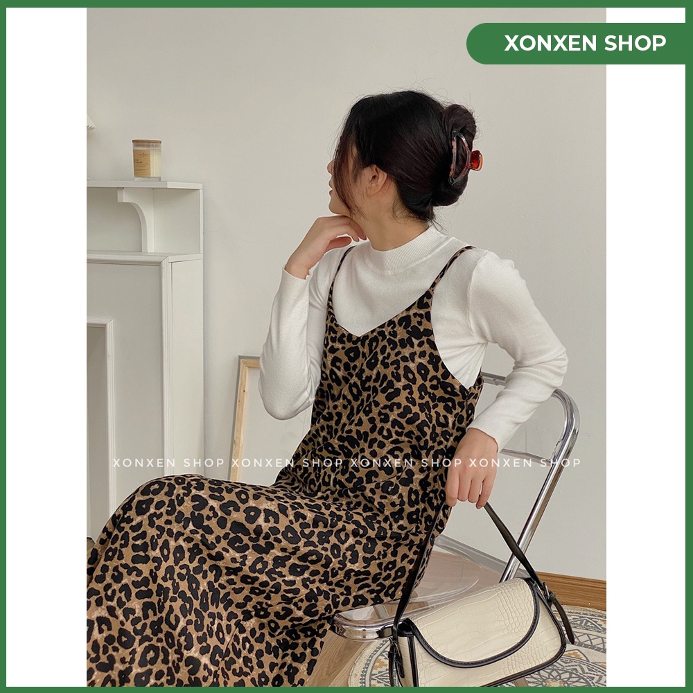 YẾM VÁY VÁY YẾM VẢI DA BEO CÁ TÍNH XONXEN ĐĂK LĂK FREE SIZE MÃ 1605