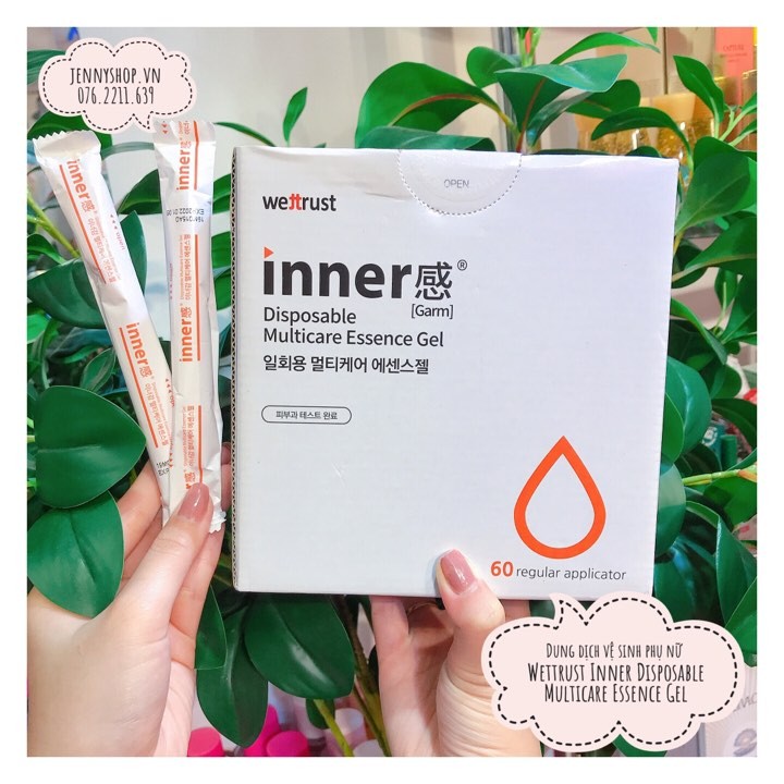 Dung Dịch Vệ Sinh Phụ Nữ Wettrust Inner Disposable Multicare Essence Gel