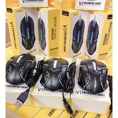 Chuột máy tính Gloway V1 LED chính hãng - Bảo hành 12 tháng !!!