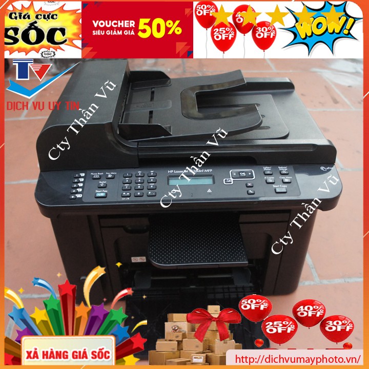 Máy in cũ HP đa năng M1536DNF like new in 2 mặt tự động in mạng có photocopy scan ADF chạy ổn định