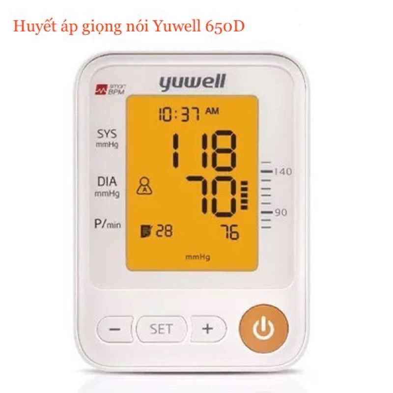 Máy đo huyết áp Yuwell giọng nói 650D
