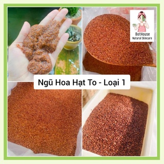 Hạt ngũ hoa, mặt nạ ngũ hoa, hạt ngũ hoa đắp mặt hạt to - Giảm mụn, dưỡng da sáng mịn, giảm thâm nám