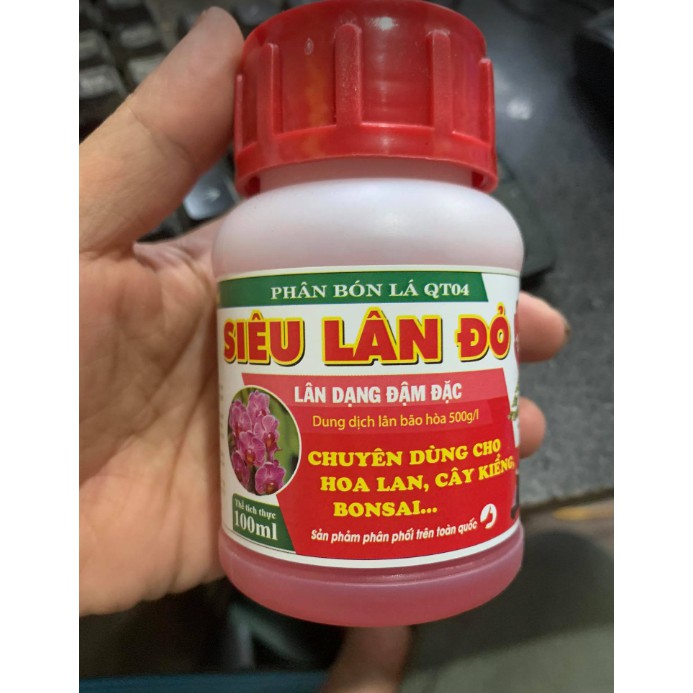 Siêu Lân đỏ đậm đặc lọ 100ml