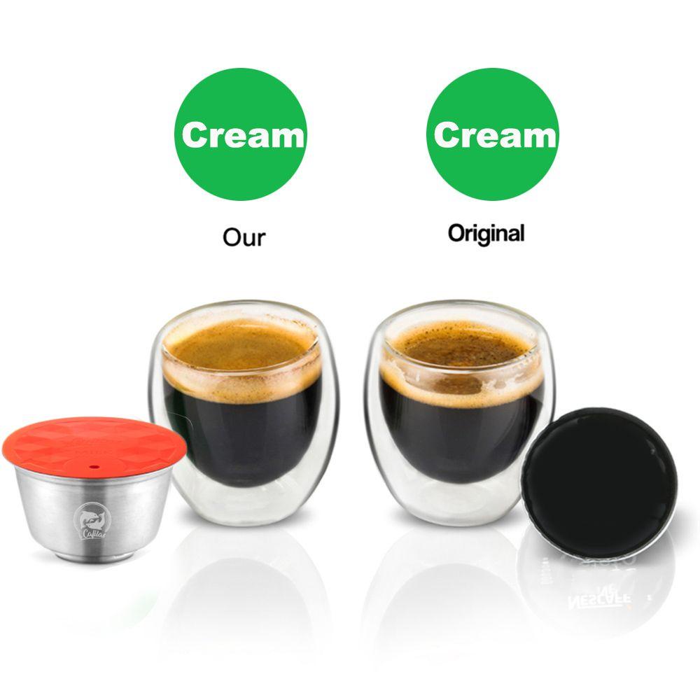 Cốc Lọc Cà Phê Espresso / Sữa Tự Nhiên Có Muỗng Và Cọ Rửa Cho Dolce Gusto