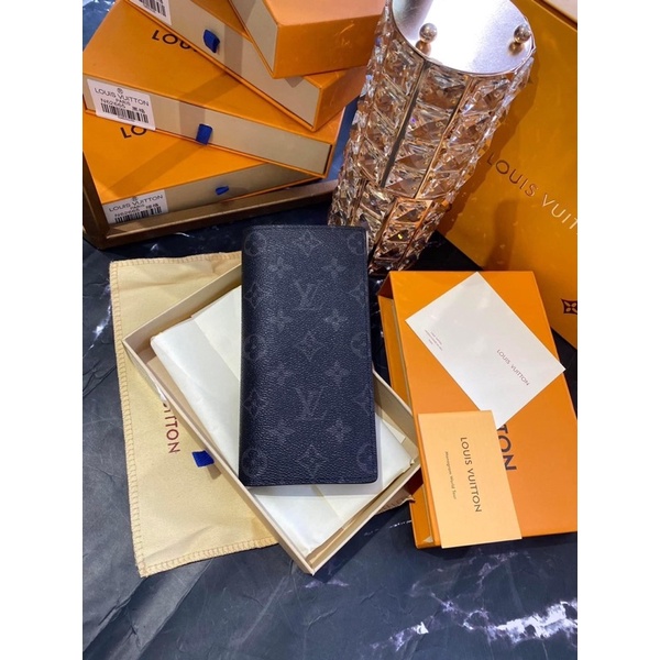 Ví Nam cầm tay da thật LV phong cách thời trang