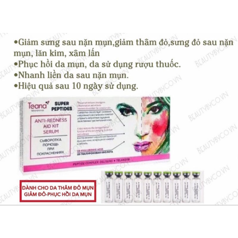 Serum Teane super petidess anti- retness cứu tinh cho làn da mụn