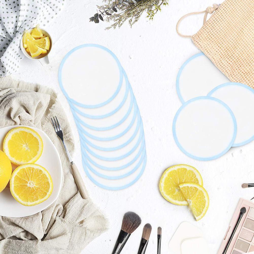 Set 5 / 10 / 20 Bông Tẩy Trang Bằng Cotton Tre Có Thể Tái Sử Dụng