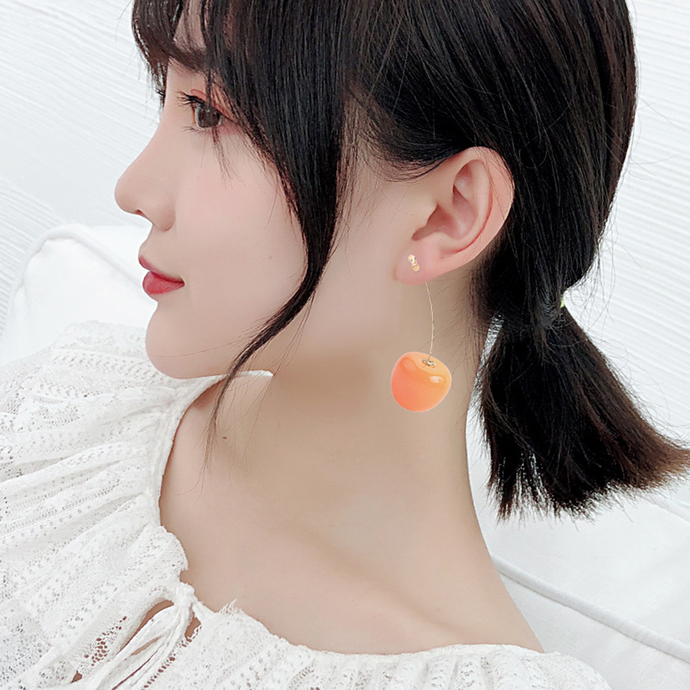 Đôi bông tai hình quả cherry dễ thương