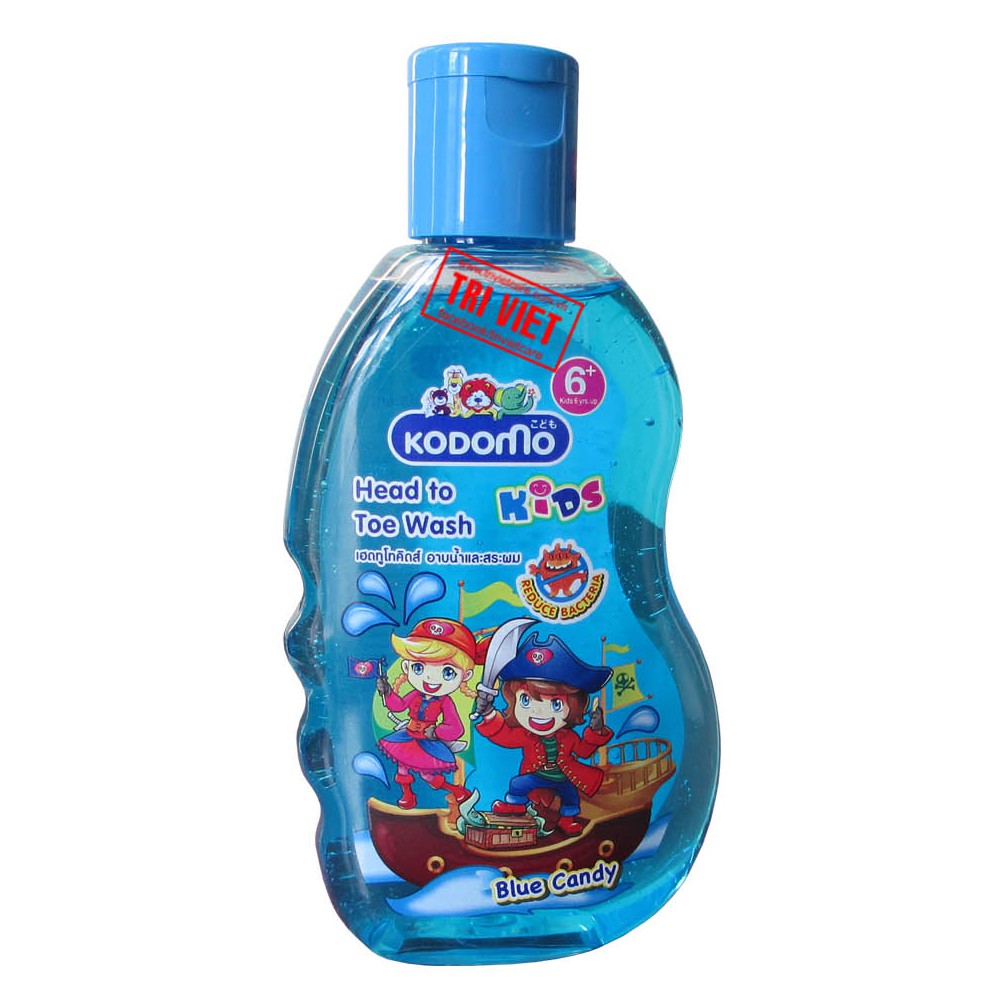 Dầu tắm gội trẻ em Kodomo Blue Candy - 200ml