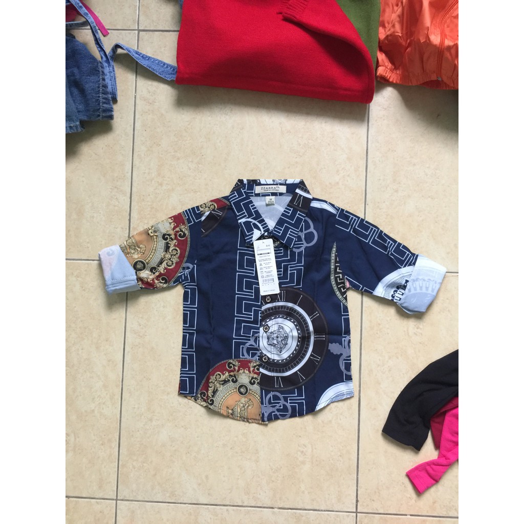 sơ mi lụa tay dài 3d hàng zara