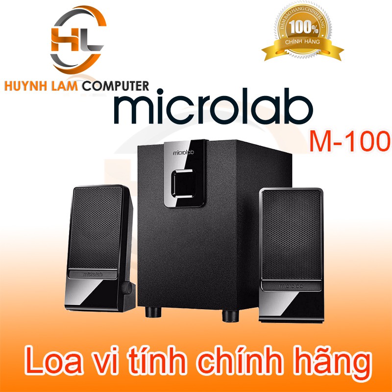 Loa Microlab-Loa vi tính Microlab M-100 2.1 mạnh mẽ với loa bass Trí Viễn phân phối