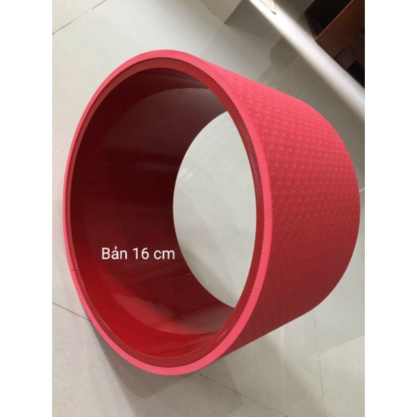 Vòng tập yoga bản rộng 16cm , đường kính 33cm bọc cao su tpe 8mm