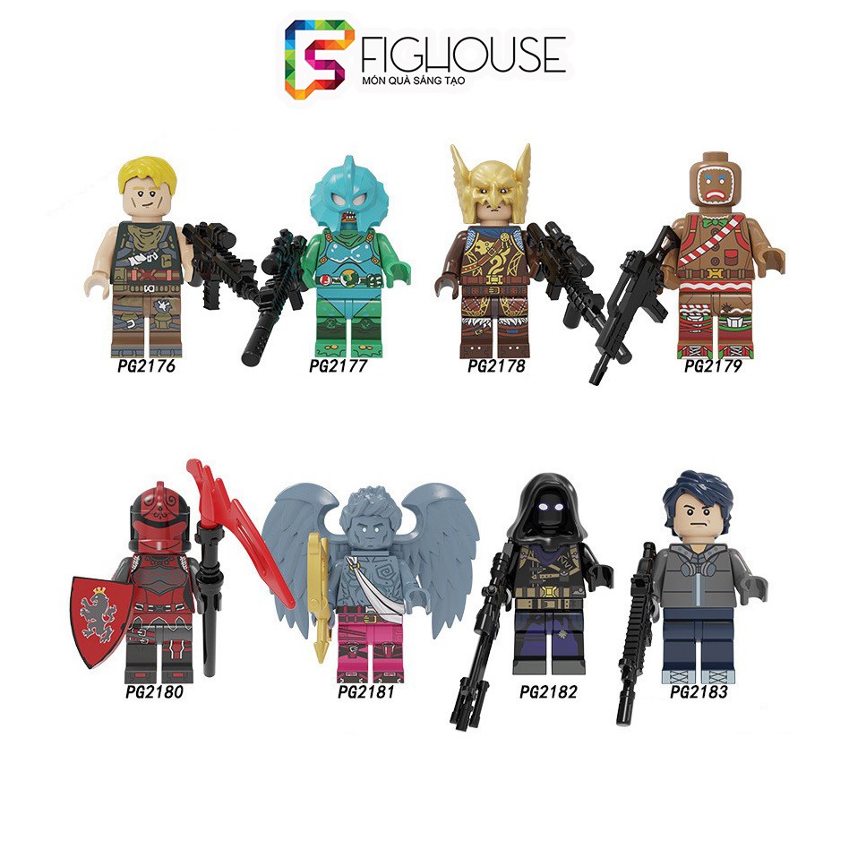 Minifigures Các Nhân Vật Trong Game Fortnite PG8256 - Đồ Chơi Lắp Ráp Xếp Hình [A10]