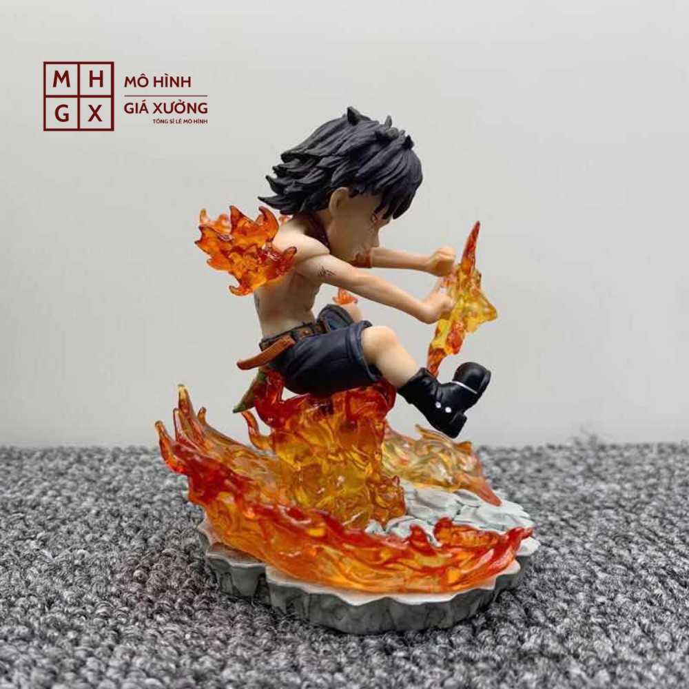 Mô hình One Piece  Ace Cao 10cm trạng thái chiến đấu , figure mô hình one piece giá xưởng
