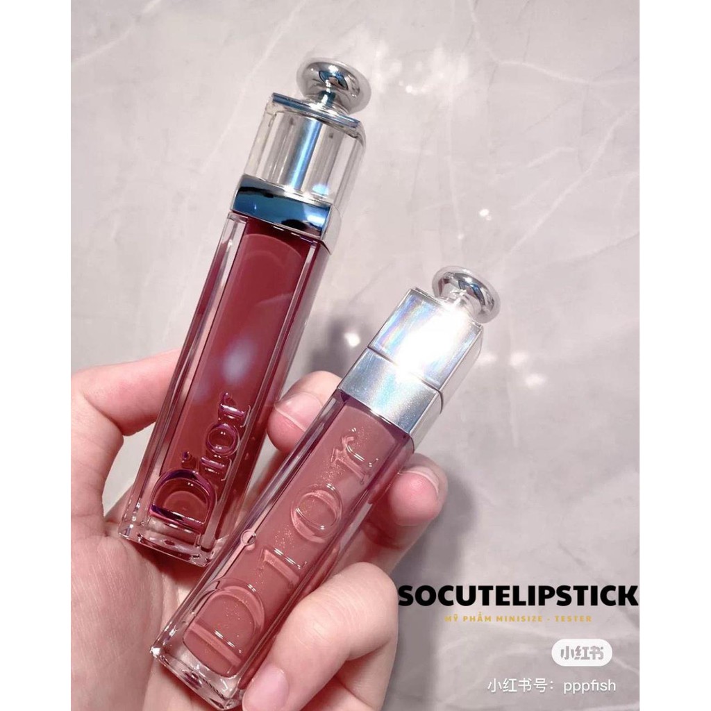 Son Dior Addict Stellar Gloss - 754 Magnify Hồng Mận No Box