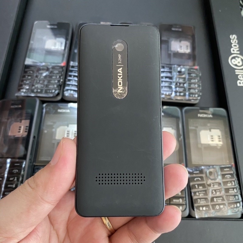 Vỏ Nokia 301 RM839 new có phím  không tai