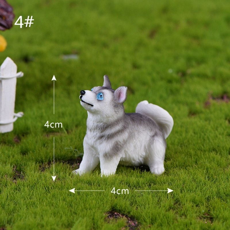 Mô hình chú cún mini trang trí sân vườn