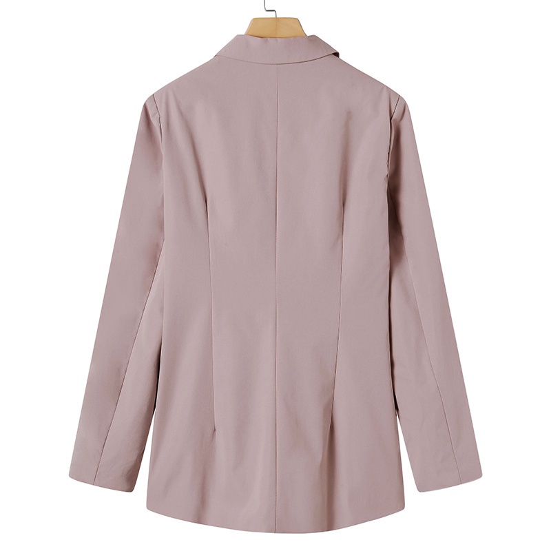 Áo khoác blazer ZANZEA tay dài cổ lật phối nút ôm eo thời trang công sở dành cho nữ