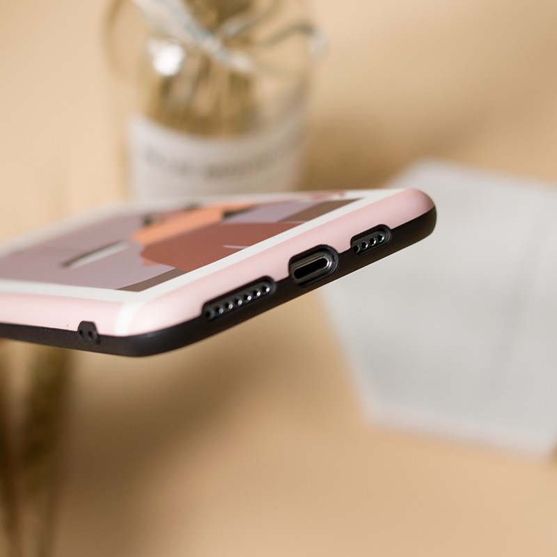 Ốp Điện Thoại Bề Mặt Nhám Họa Tiết Tranh Sơn Dầu Phong Cách Bắc Âu Dành Cho Iphone 7-12 Pro Max