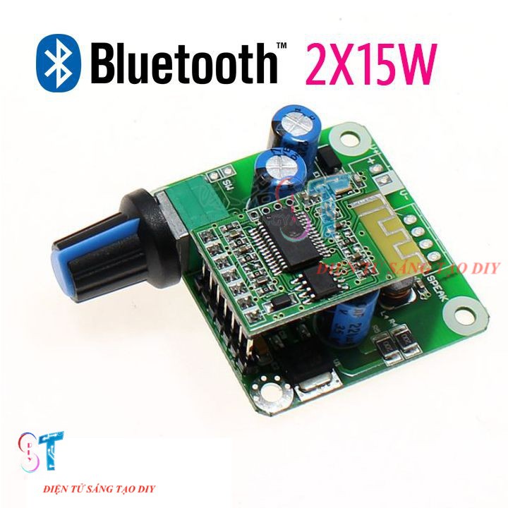 Mạch Khuếch Đại Âm Thanh TPA3110 Bluetooth 4.0 2x15W 8V-26V Kênh Đôi