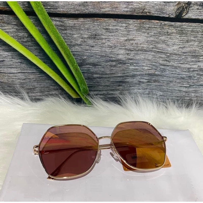 👓 KÍNH MÁT NỮ CHỐNG NẮNG - GỌNG LỤC GIÁC - TRÒNG TRÁNG GƯƠNG 👉 TRUE CRAFT