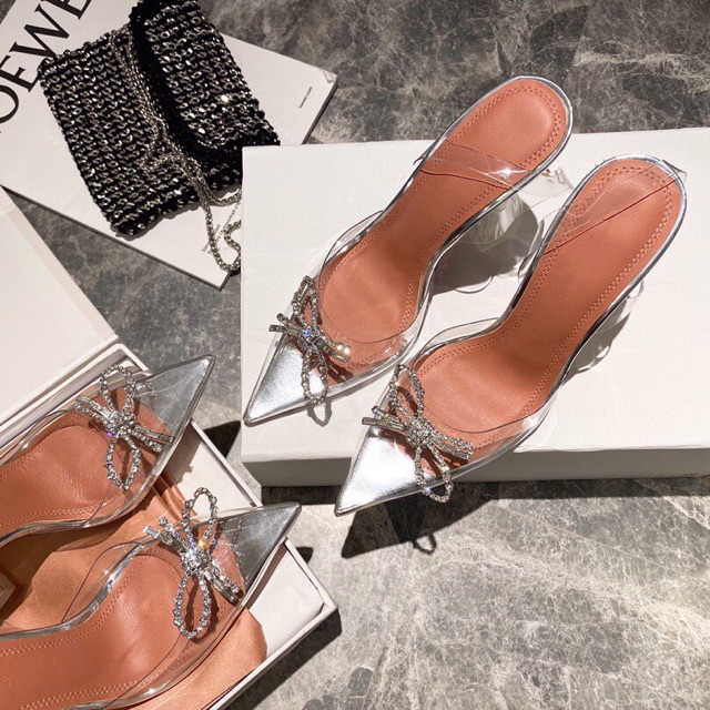 ]Giày cao gót trong nơ mẫu mới
