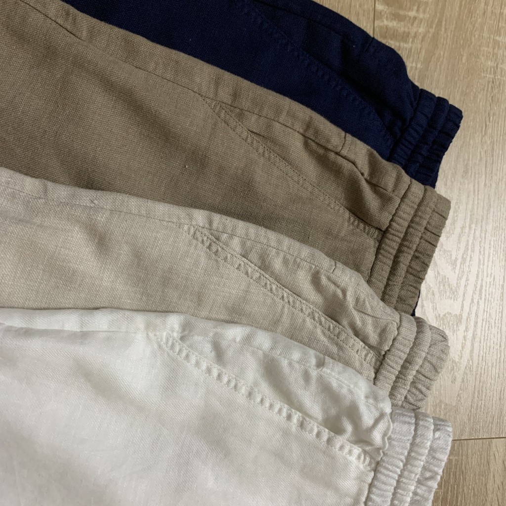 Quần đũi nam cạp chun short xanh đen M2