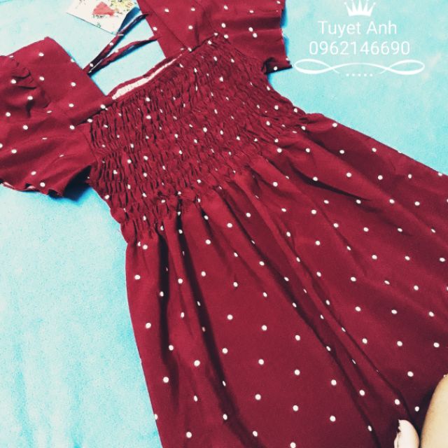 Váy chấm bi siêu xinh
