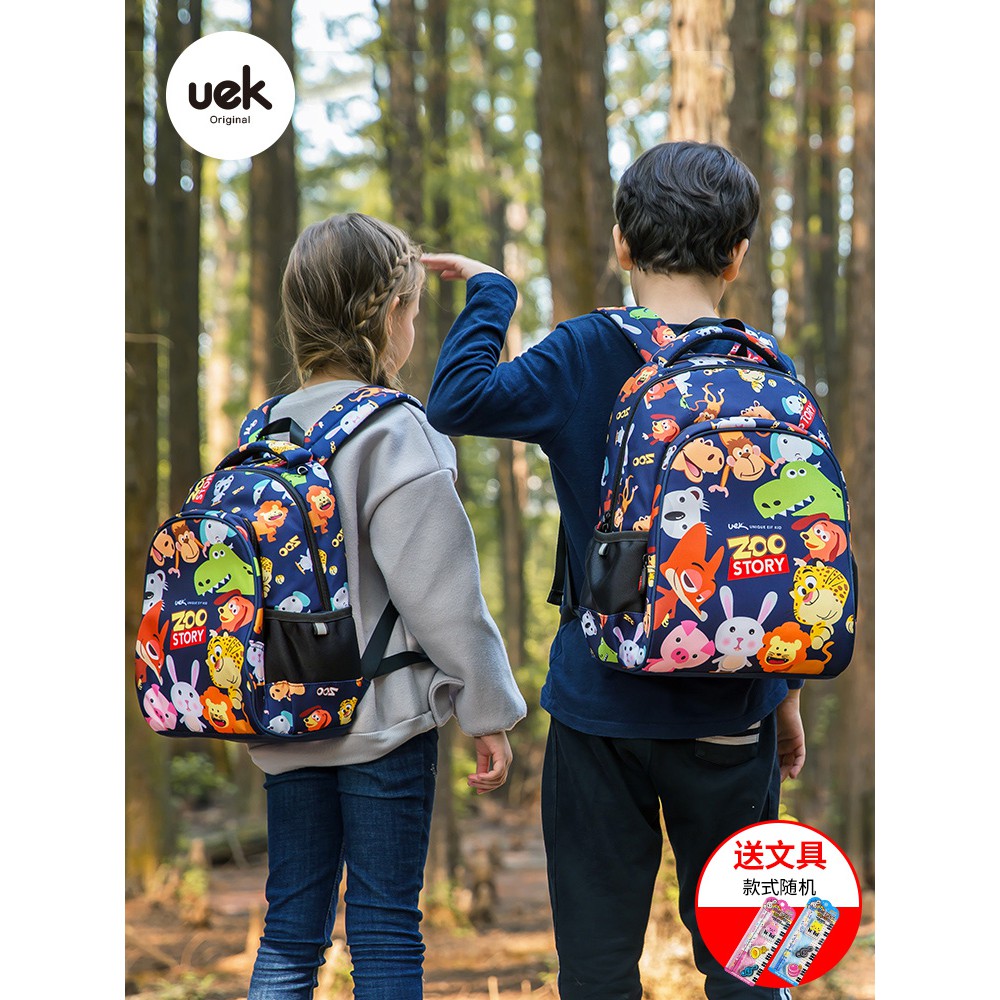 Balo UEK Cao Cấp Cho Bé Zoo Story - Siêu Dễ Thương, Không Nhăn Nhàu Khi Giặt - Hàng Chính Hãng