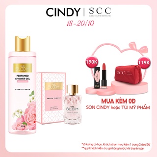 Combo Sữa Tắm Nước Hoa 270g & Nước Hoa 50ml Cindy Bloom Aroma Flower