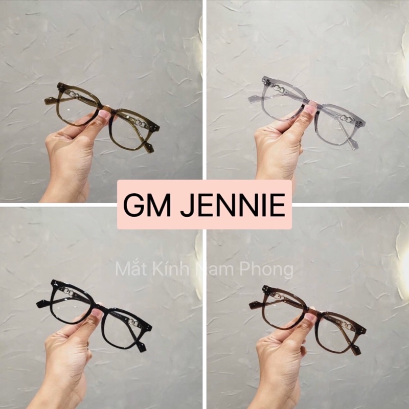 Gọng Kính Nhựa Vuông Nam Nữ Nhựa Dẻo Jennie Zen c1 mảnh nhẹ loại cao cấp