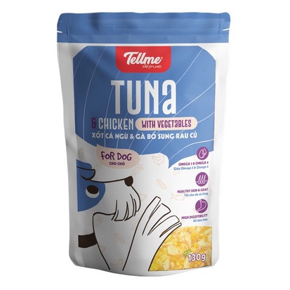 SỐT, PATE TELLME DÀNH CHO CHÓ - ĐỦ VỊ- HÀNG VIỆT NAM CHẤT LƯỢNG CAO