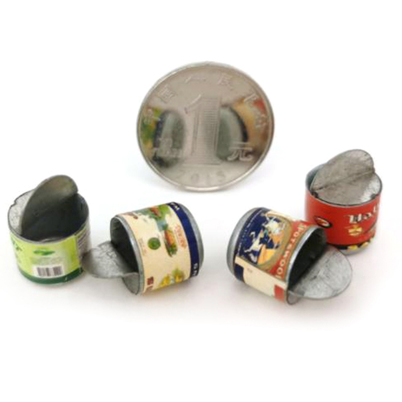 Bộ 4 Hộp Đựng Thực Phẩm Mini Trang Trí Nhà Cửa