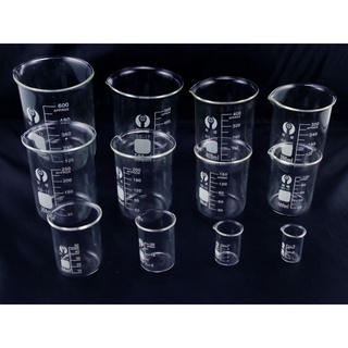 Cốc thủy tinh chịu nhiệt có mỏ 50ml/100ml