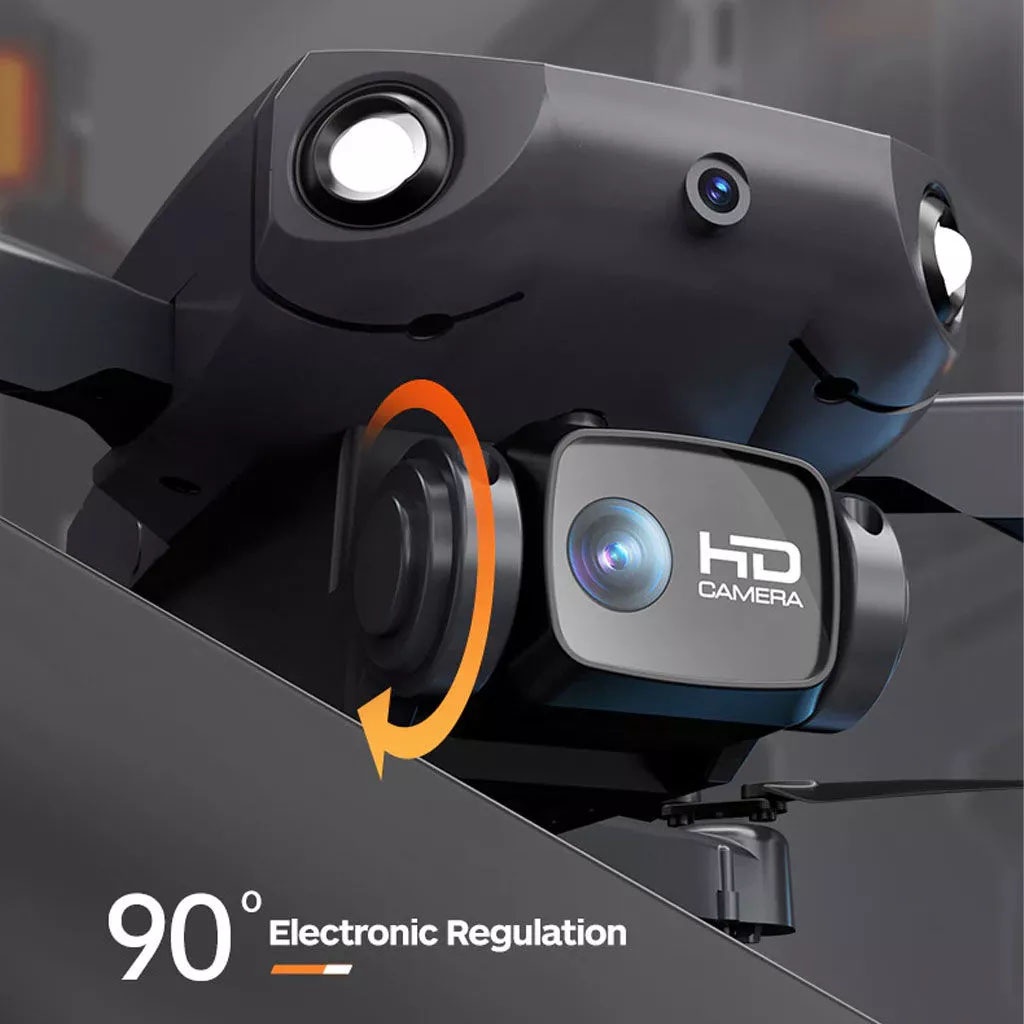 Flycam Mini Giá Rẻ Drone P8 Pro Max, Máy Bay Điều Khiển Từ Xa 4 Cánh 2 Camera 12MP, Pin Lithium 2000mAh bay 25 Phút, Cảm