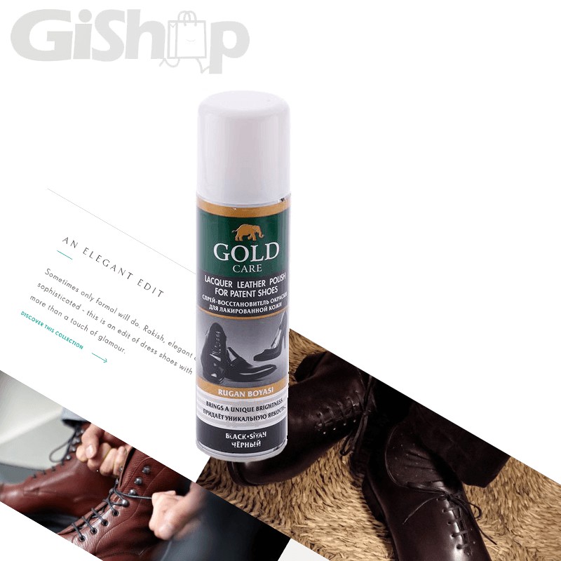 Chai Xịt Phủ Bóng Da, Giày GoldCare GC3006