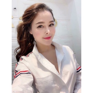 Sơ mi sọc vai hot hit