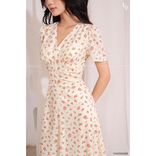 vải đũi xước thái búp hoa hồng siêu xinh may váy và áo dài mềm mát
