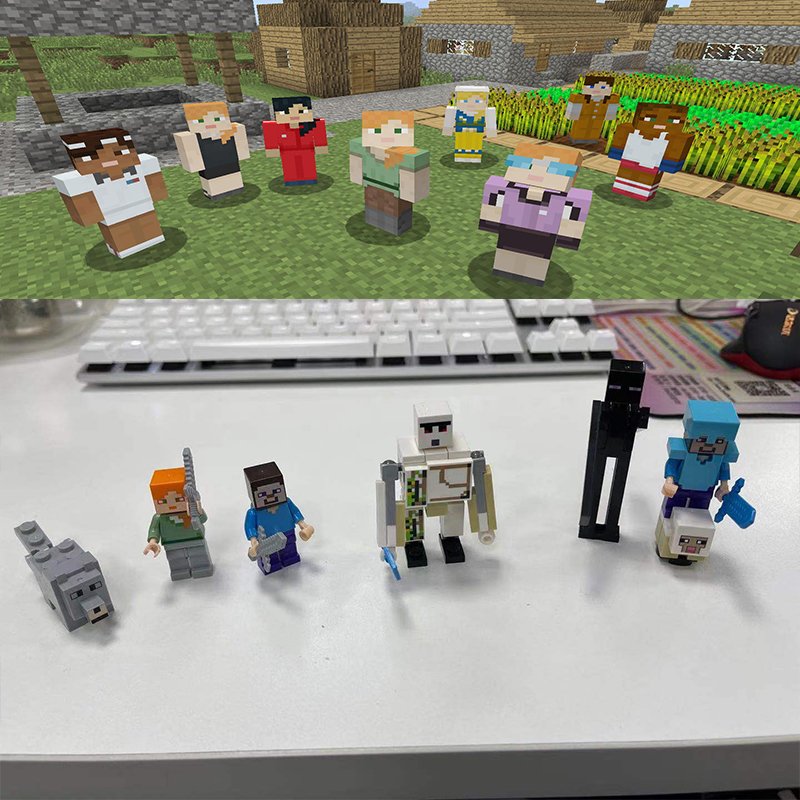 Đồ chơi mô hình Minecraft My world ALEX khả dụng lego quà tặng DIY cho trẻ