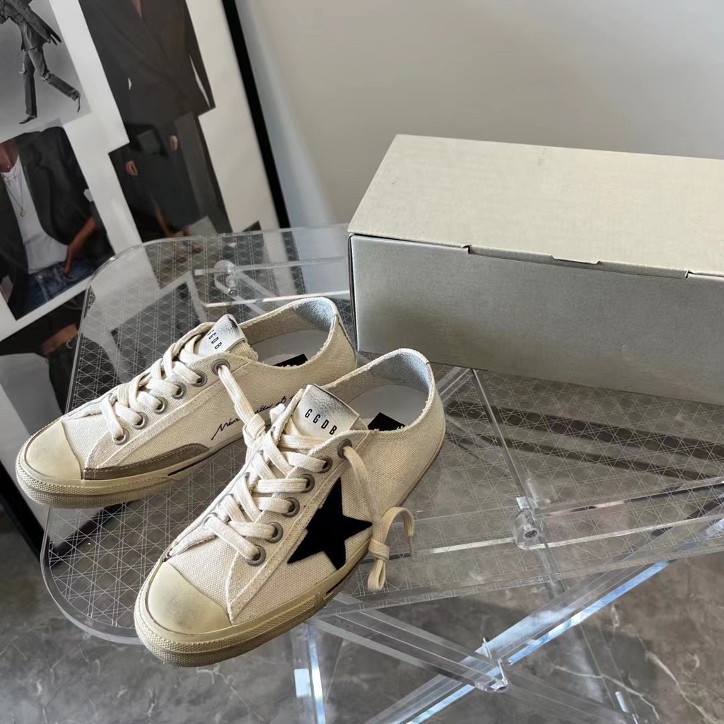 Giày thể thao da thật thời trang cao cấp Golden Goose nam nữ phong cách đường phố