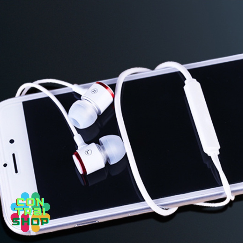 Tai Nghe có dây nhét tai chính hãng JZGSHARK chống ồn thiết kế đẹp bắt mắt bảo hành 1 đổi 1 trong 1 tháng