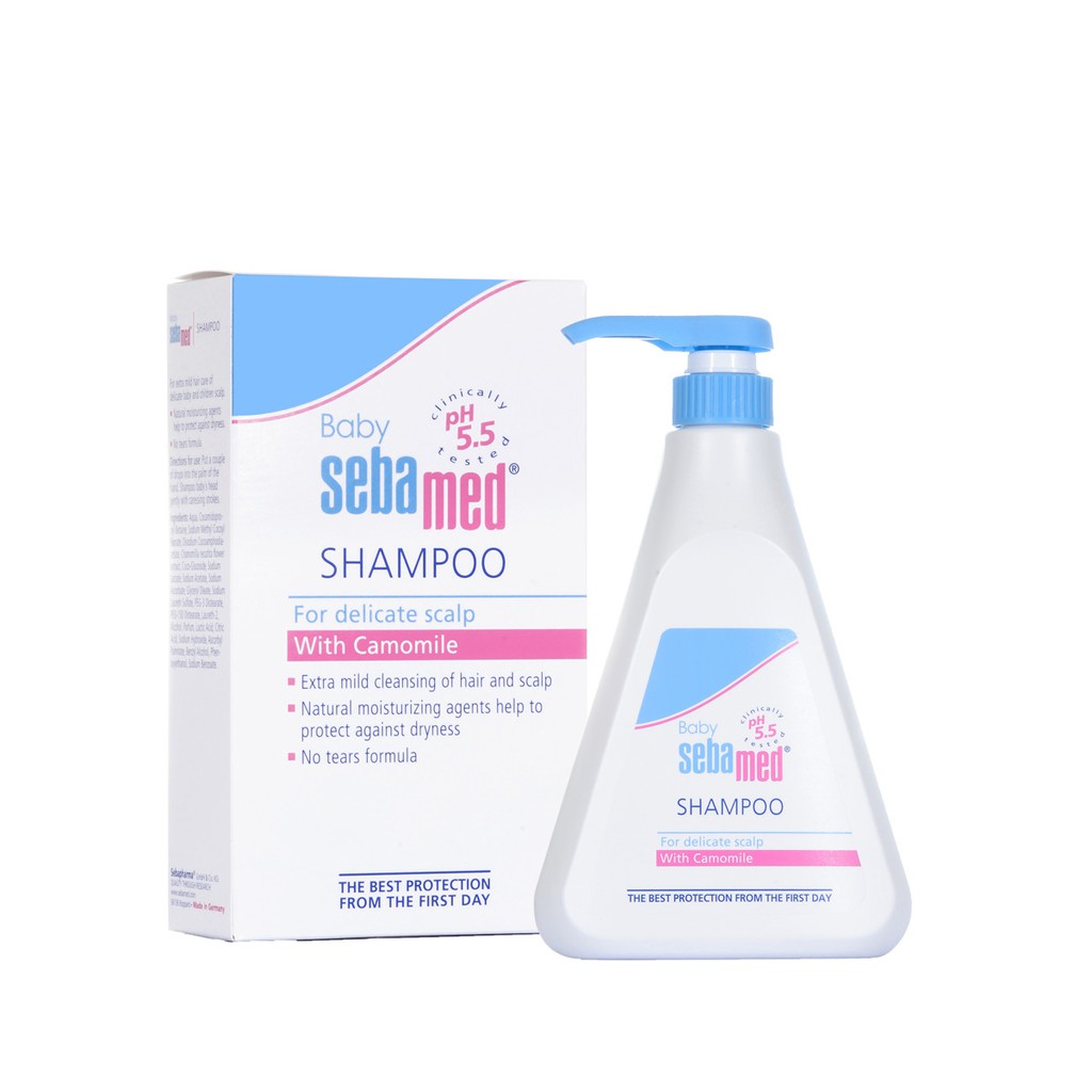 Dầu Gội Dịu Nhẹ Không Cay Mắt Bé Sebamed pH 5.5 Baby Sebamed Children’s Shampoo