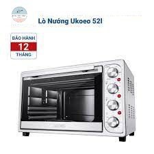 Lò Nướng Ukoeo 52l, bếp nướng 5002 - Hàng Có Sẵn  - Chính Hãng- Bảo Hành 12 Tháng 1 ,,