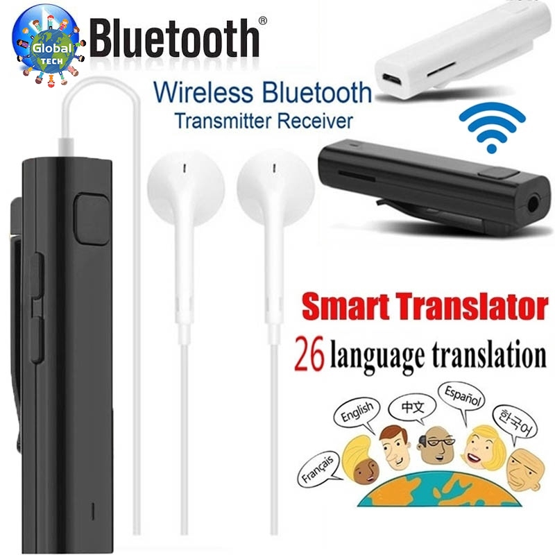 Máy phiên dịch thông minh bluetooth không dây 26 ngôn ngữ