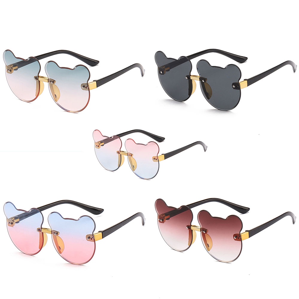 1 Kính mác hình tai gấu dễ thương bảo vệ mắt cho bé