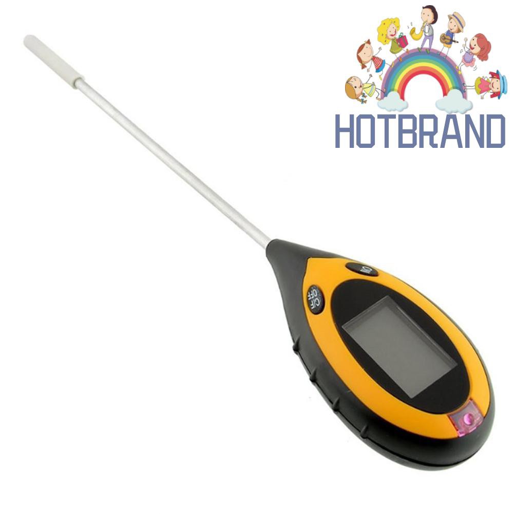 Máy Đo Độ Ẩm, Nhiệt Độ Ánh Sáng 4 Trong 1 Màn Hình Lcd Cho Đất Trồng Cây