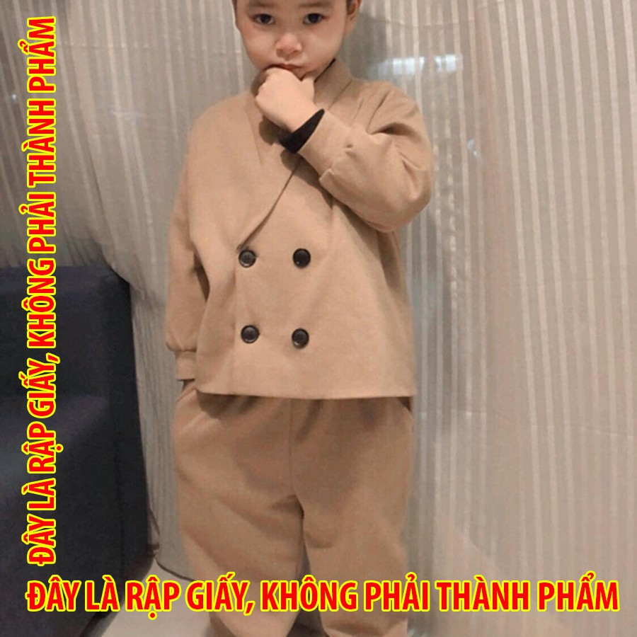 Rập giấy U0065 - Bộ Boss Thu Đông size 7-12