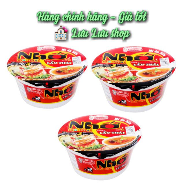 (Mua nhiều giảm giá) Mì Nhớ lẩu thái tôm tô 82 gr | BigBuy360 - bigbuy360.vn
